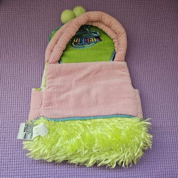 Ganz Webkinz Child Purse Shoulder Hand Bag 2000s Collectible Green Pom pom - Picture 5 of 11